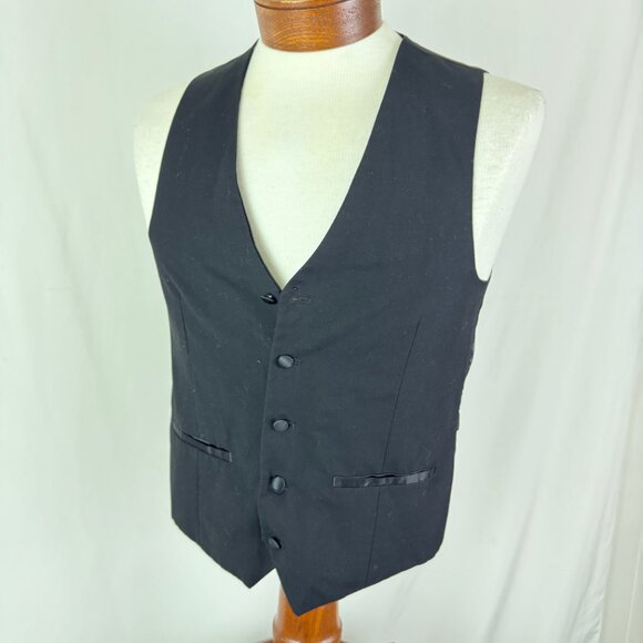 Green Art Deco Tuxedo 36R Small Vest Statement Smoking One Button Jacket VJ-123 - Picture 13 of 14